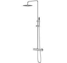 CENTRUM система душова (змішувач-термостат для душу, верхній та ручний душ 1режим, шланг)