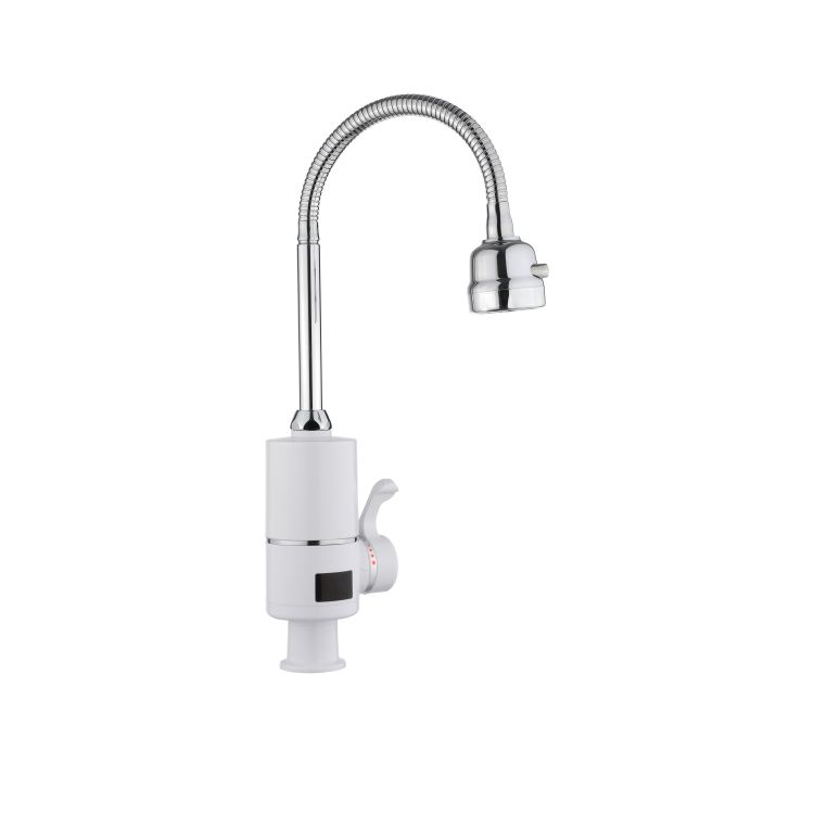 Проточний кран-водонагрівач для кухні на три режими Lidz Warm 062 LDWAR062WCR49099 White/Chrome - 1