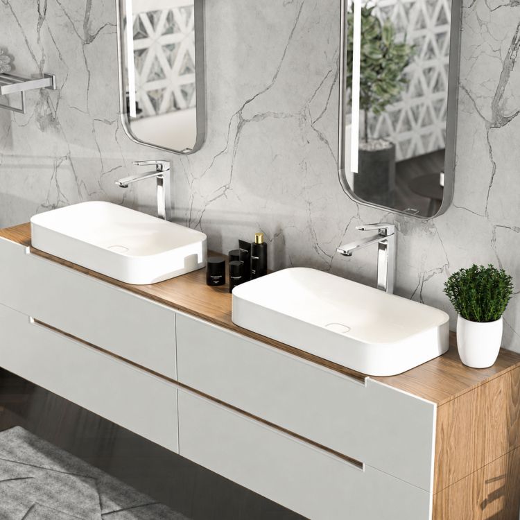 Змішувач для раковини високий Qtap Capricorn, Chrome (k26) QTCAP1060H102C48220 - 9
