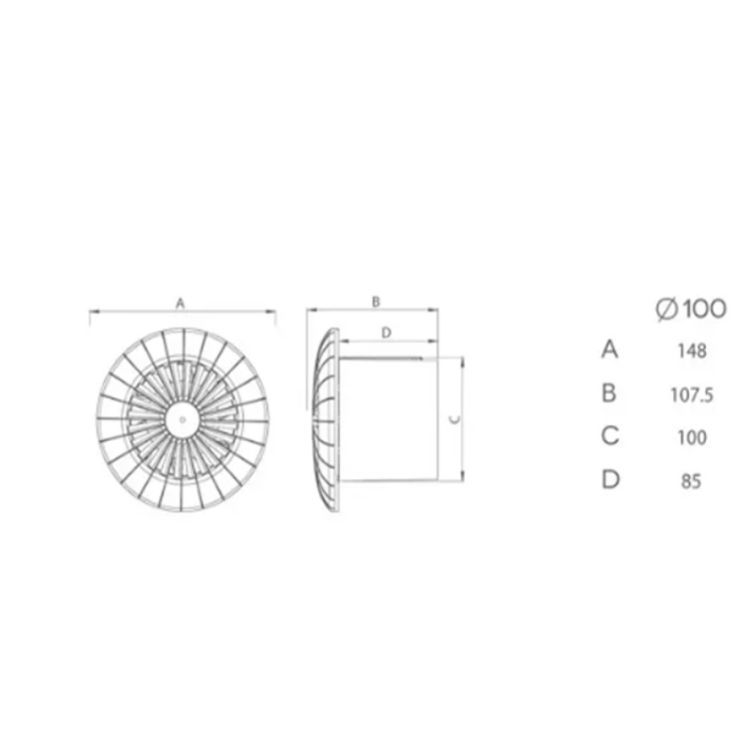 Вентилятор AirRoxy aRid 100 BB (01-040) - 6