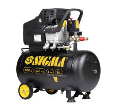 Компресор одноциліндровий 1.8 кВт 230л/хв 8бар 50л (2 крана) Sigma (7043141)