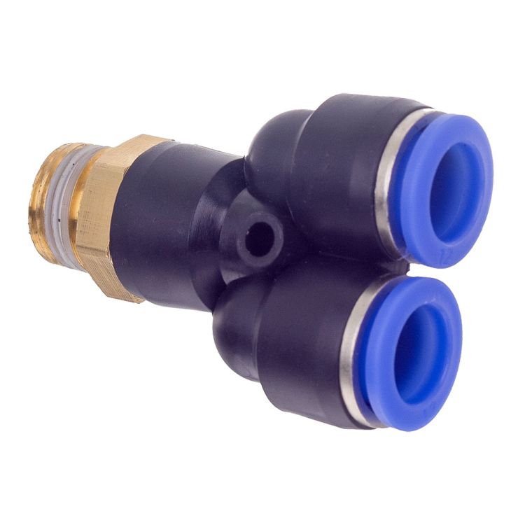 Штуцер цанговий (Y-подібний) Ø12*12*12мм МТ 3/8&amp;quot; Sigma (7027901) - 7