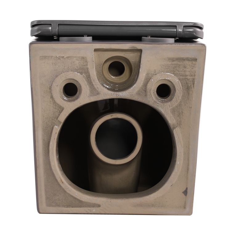 Унітаз підвісний Tern Ultra Quiet 490×365×325 мм, Stone grey, з сидінням Slim Duroplast / Soft-close / Quick Release QT17332303ASSG Qtap - 7