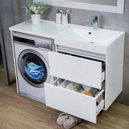 Тумба 1250x460x890 Jamaica R+ ум. Amelia R 1245 (поличка зліва) Fancy Marble - 5