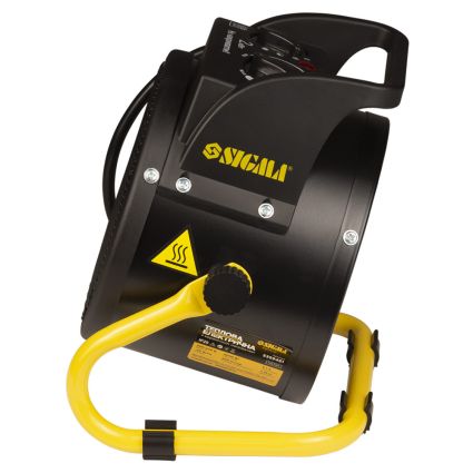 Електрична теплова гармата з керамічним нагрівачем 2.0 кВт (метал) - 2