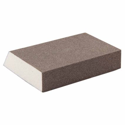 Губка шлифовальная четырехсторонняя угловая 110×90×25мм P150 Sigma (9130481) - 1