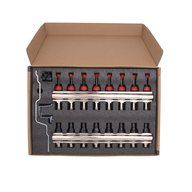 Колектор з витратомірами SD Forte 1&amp;quot; на 8 виходів - 8