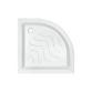 Душова кабіна Lidz Latwa SC80x80.SAT.LOW.FR, скло Frost 4 мм + піддон Kupala - 8