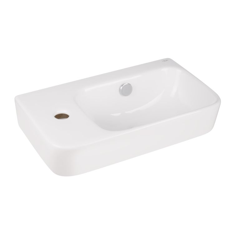 Раковина Qtap Tern з донним клапаном QT17115117LW - 4