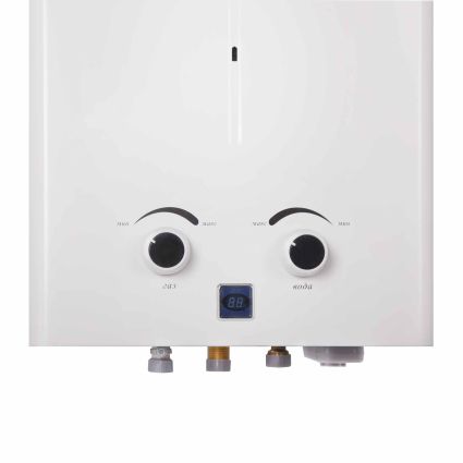 Колонка газова Thermo Alliance JSD20-10CR біла автомат-запал від батарейок - 5