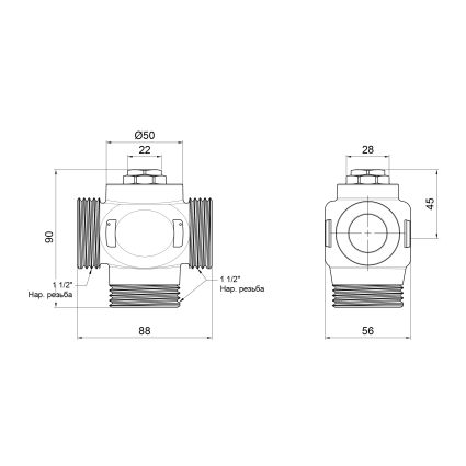 SD FORTE Антиконденсационный клапан 11/2&amp;quot;н -55C SF393W40 - 2