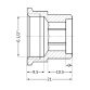 Подовжувач латунний Thermo Alliance Standart 1/2&amp;quot;ВЗ, L=10 мм SD4221510 - 2