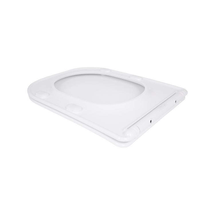 Сидіння для унітазу Qtap (Stork, Aquarius 630) 420x336x22 мм, White, з мікроліфтом, Slim Duroplast, Quick Release QTSC179W49263 - 3