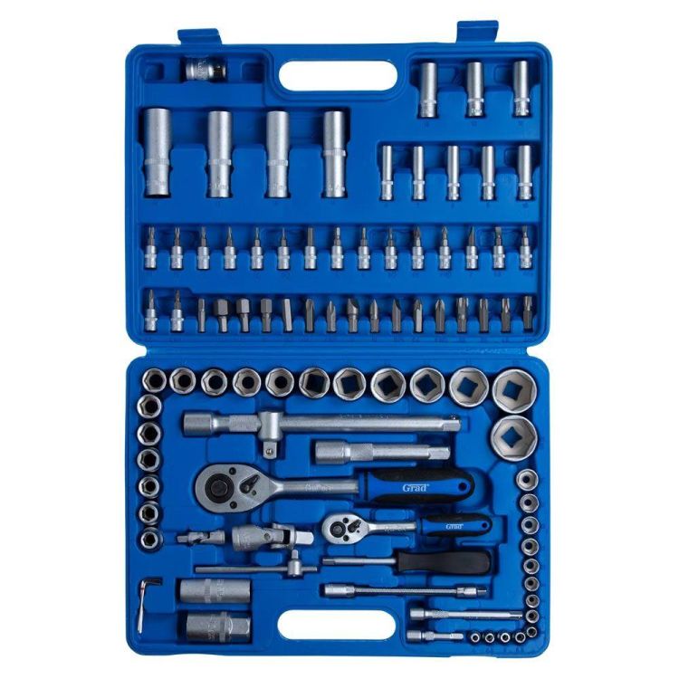 Набір насадок торцевих і біти 1/4&amp;quot;, 1/2&amp;quot; 94шт Start Grad (6003175) - 3