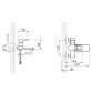 Змішувач для ванни Wawel 006 (з душовим гарнітуром) (k35) LDWAW006WHI45398 White Lidz - 2