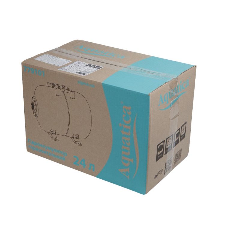 Гидроаккумулятор горизонтальный 24л тип EU AQUATICA (779101) - 6