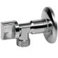 Кран кульовий SD Forte 1/2&amp;quot; ВН для води кутовий (метелик) - 1
