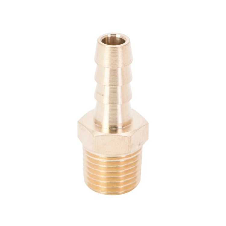 Штуцер для шланга с наружным резьбовым соединением 8мм 1/4&amp;quot; (латунь) Sigma (7023431) - 1
