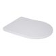 Унітаз підлоговий Grand Ultra Quiet гор. випуск, нижнє підведення, сидіння Slim Duroplast/ Soft-close/ Quick relase бачок 3 /7.15L 660x360x800 мм WHITE Qtap - 6