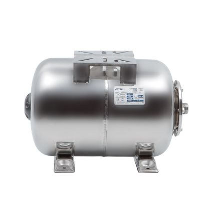 Гидроаккумулятор горизонтальный 24л (нерж) WETRON (779211) - 4
