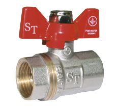 Кран кульовий SANTAN 1" Standard метелик внутрішня/внутрішня