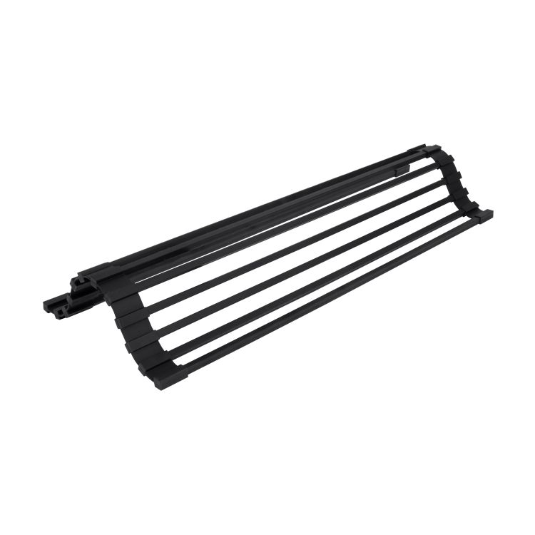 Сушарка на кухонну мийку Lidz Acsis LA04 Black, квадратна основа, для посуду 430х216 мм LDACSLA04BLM49762 - 4