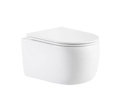 Унітаз підвісний Qtap Taurus Ultra Quiet 515×360×350 мм, White, з сидінням Slim Duroplast / Soft-close / Quick Release QTTAU26W49116