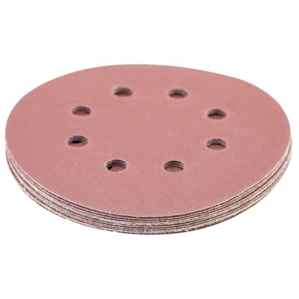 Шлифовальный круг 8 отверстий Ø125мм P240 (10шт) Sigma (9122711) - 3