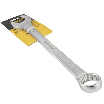 Ключ рожково-накидной 23мм CrV satine с подвесом Sigma (6021681) - 5