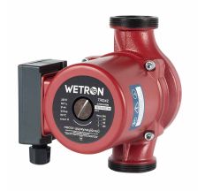 Насос циркуляц 250Вт Hmax 8м Qmax 160л/хв Ø2" 180мм бордо + гайки Ø1 1/4 " WETRON (774242)