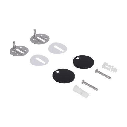 Сидіння для унітаза Qtap (Robin 490) 425x363x50 мм, Matt Black, з мікроліфтом Slim Duroplast, Quick Release QTSC179MB48676 - 4