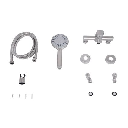 Змішувач для душу Lidz Aria 010 (з душовим гарнітуром) (k35) LDARI010NKS43361 Nickel - 6