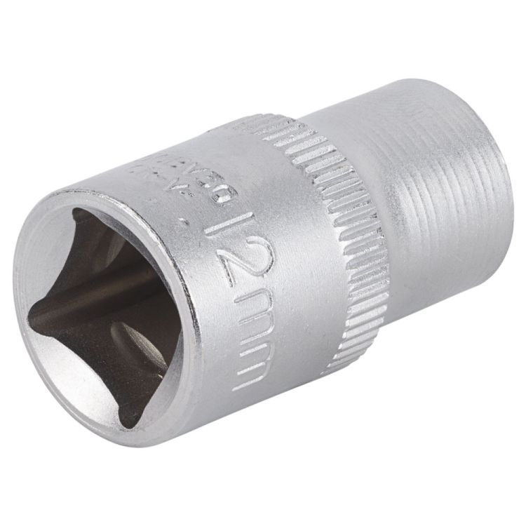 Насадка шестигранная короткая 1/2&amp;quot; 12мм CrV mid Sigma (6071121) - 4