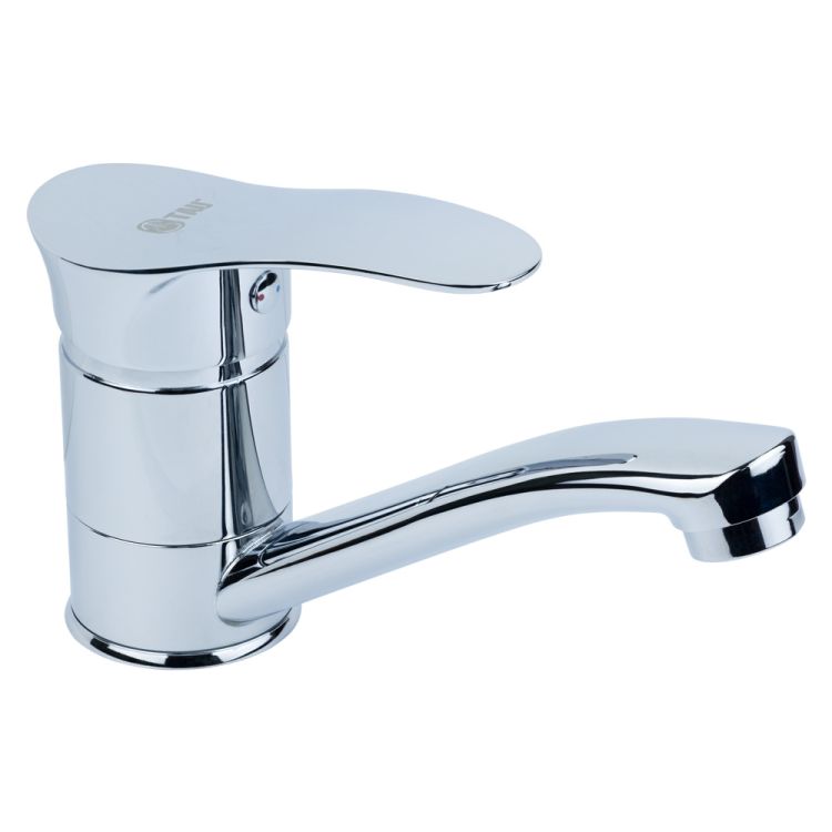 Змішувач SE Ø40 для кухні гусак прямий 150мм на шпильці TAU (SE-2B145C) - 1