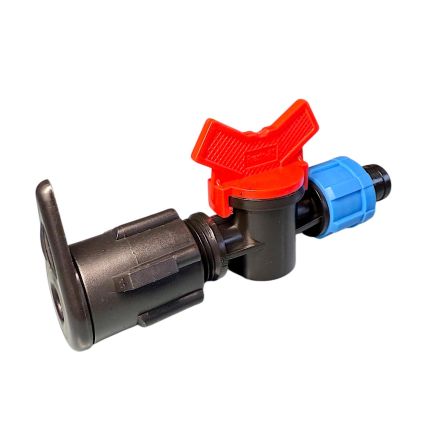 Кран стартовый с поджимом Presto-PS для шланга LFT (TV-0217) - 1