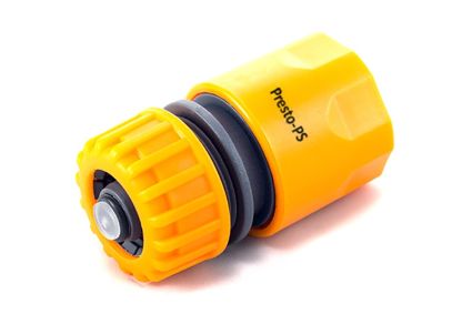 Конектор Presto-PS для шланга 1/2-5/8 дюйма з аквастопом (5810) - 1