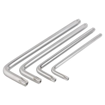 Ключи TORX 9шт T10-T50мм CrV (средние с отвер) Grad (4022285) - 4