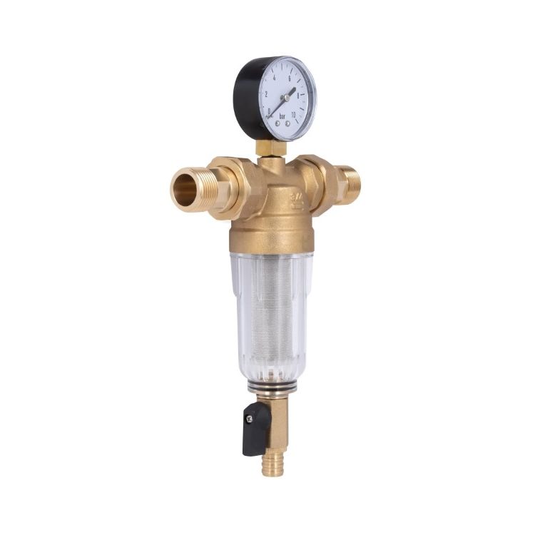 Фільтр самопромивний 3/4&amp;quot; Standart з манометром, з пластиковою колбою TAS128W20 Thermo Alliance - 2