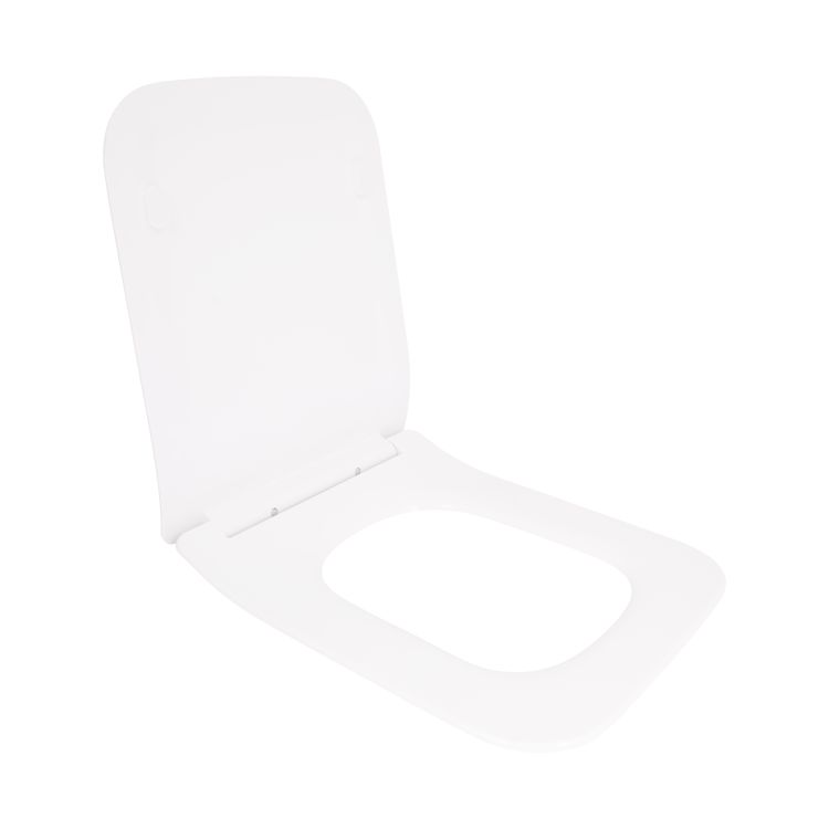 Qtap Сиденье для унитаза (Crow 640) 460x350x47 мм, White, с микролифтом, Slim Duroplast, Quick Release QTSC179W48700 - 4
