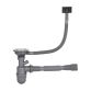 Кухонна мийка Brinex 6060-L 0,6 мм Satin (BRIN6060LSAT06) - 7