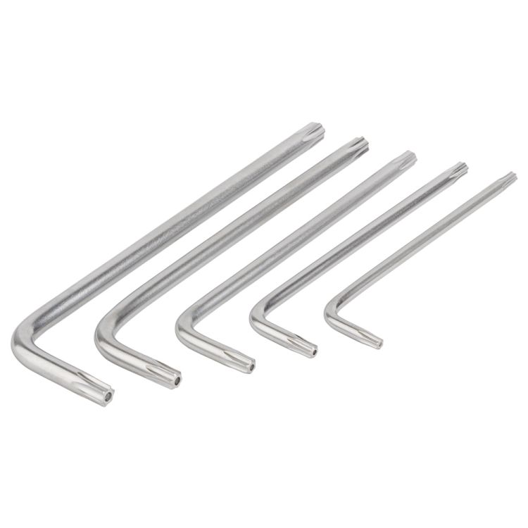 Ключи TORX 9шт T10-T50мм CrV (средние с отвер) Grad (4022285) - 5