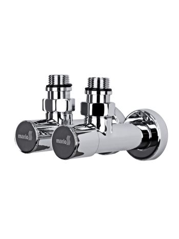 Кран кутовий круглий для радіаторів Mario 4820111353224 - 1