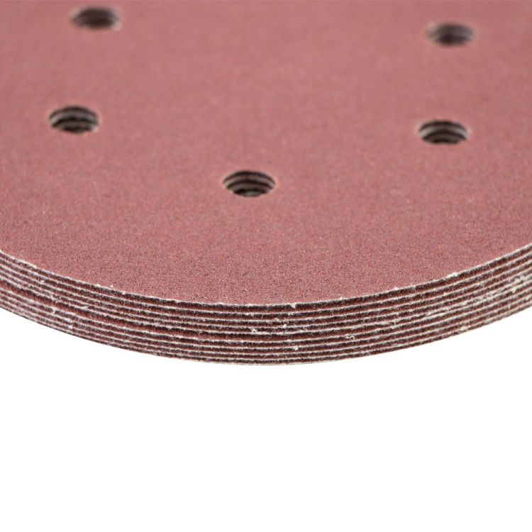 Шлифовальный круг 6 отверстий Ø150мм P100 (10шт) Sigma (9122261) - 4