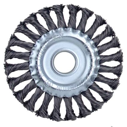 Щетка проволочная дискообразная Ø125мм Ø22.2мм (стальная витая) Sigma (9022121) - 3