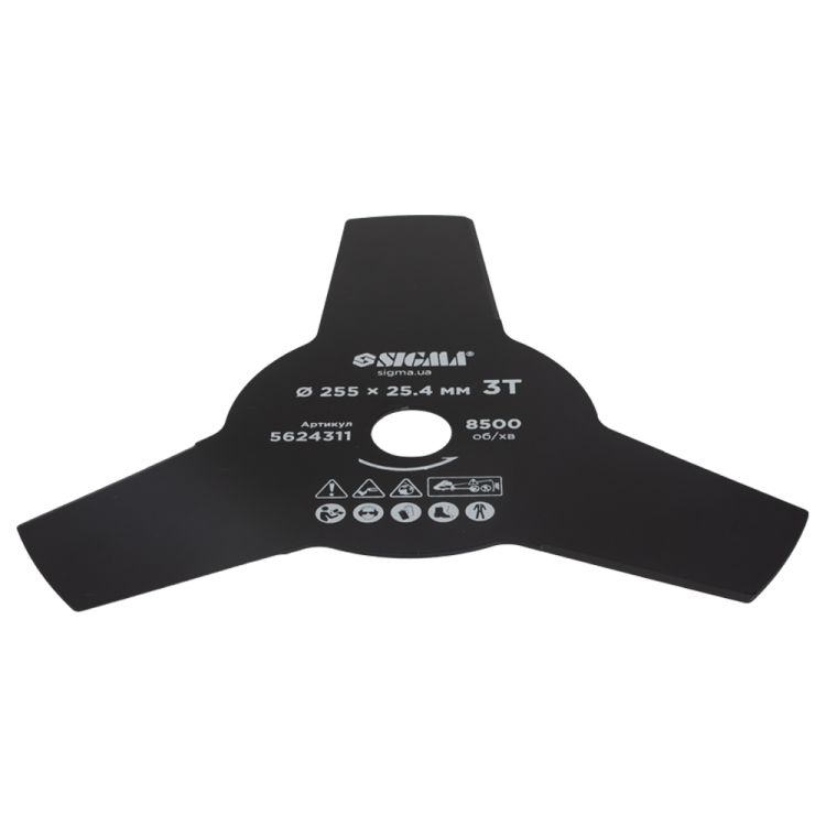Ніж для тримера Ø255×25.4 мм 3Т SIGMA (5624311) - 3