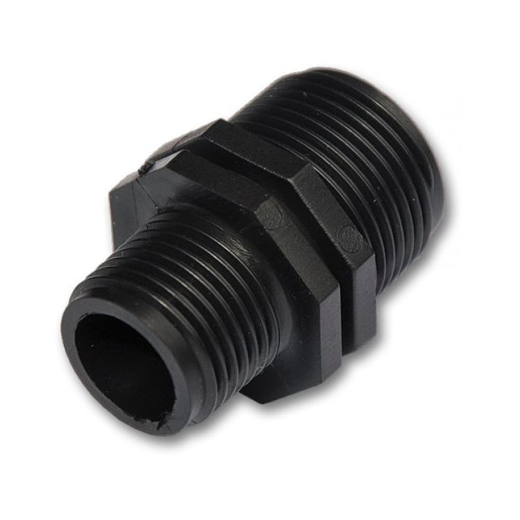 Фітинг Presto-PS перехідна муфта із зовнішньою 3/4 на 1/2 зовнішнє різьблення, в упаковці - 10 шт. (NP-011234) - 1