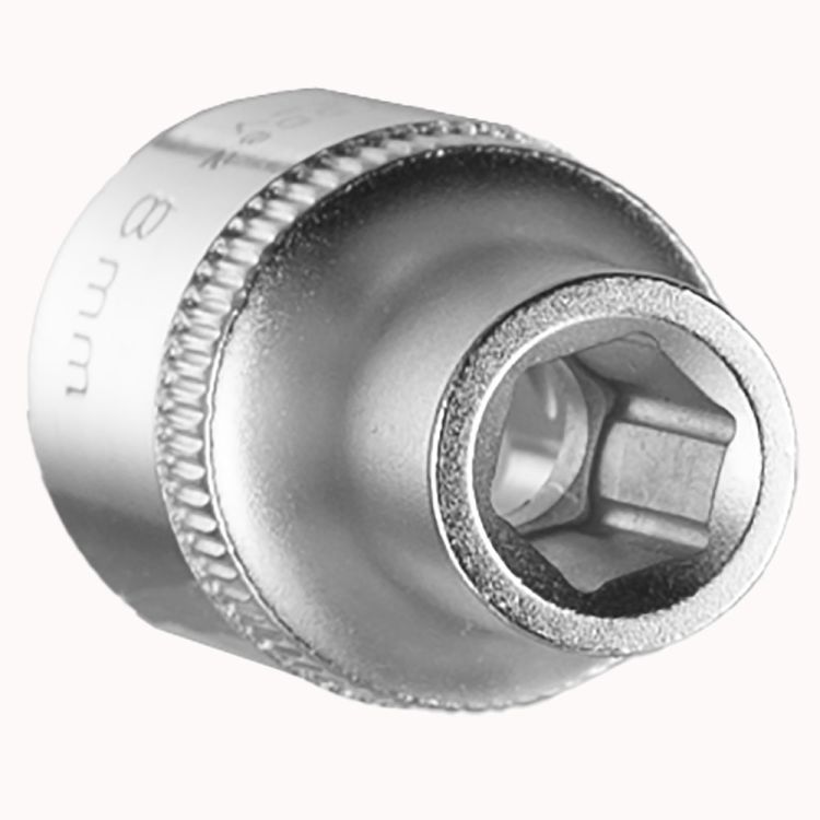 Насадка шестигранная короткая 1/2&amp;quot; 8мм CrV ULTRA (6070082) - 6