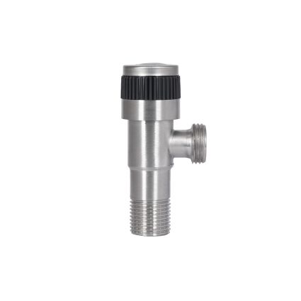 Кран кутовий Thermo Alliance Standart 1/2&amp;quot;ЗЗ нерж., з керам. буксою TAS345W1515SS - 5