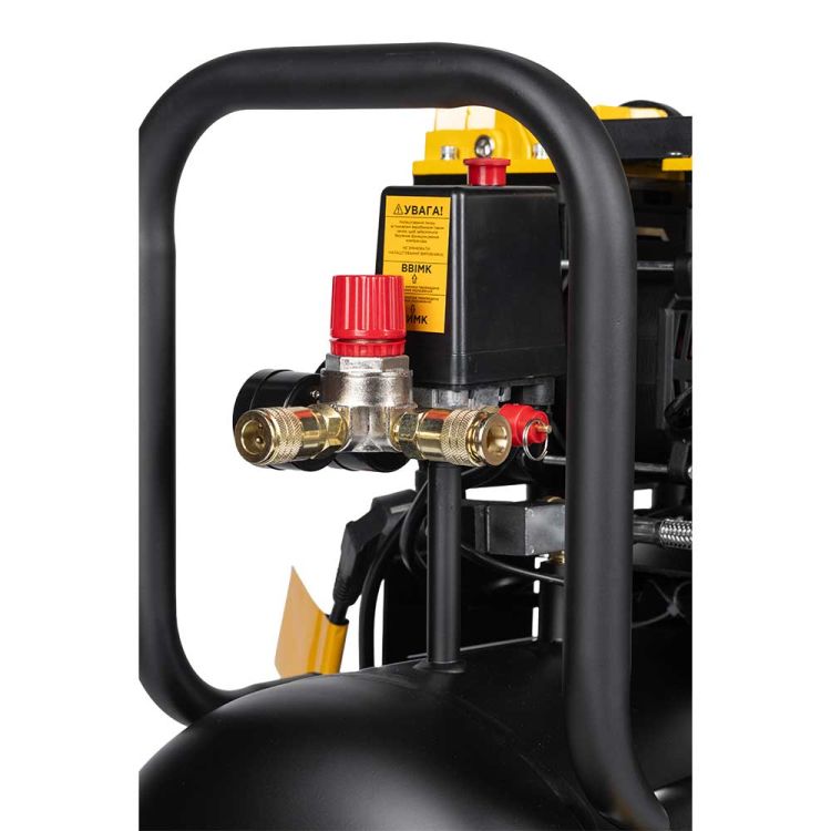 Компрессор четырехцилиндровый безмасляный 2.2кВт 308л/мин 8бар 50л Sigma (7042551) - 8