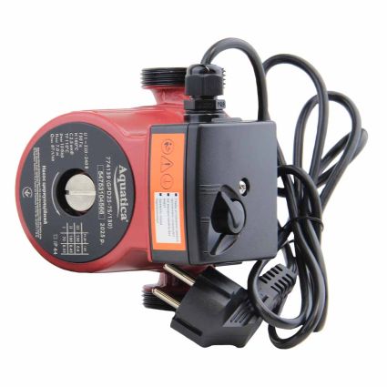 Насос циркуляційний 130Вт Hmax 7м Qmax 87л/хв Ø1½" 130мм + гайки Ø1" AQUATICA (774139) - 1 Насос циркуляційний 130Вт Hmax 7м Qmax 87л/хв Ø1½" 130мм + гайки Ø1" AQUATICA (774139) - 1